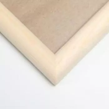 Фоторамка 40х60 см белое дерево № 5 (пластиковый экран)