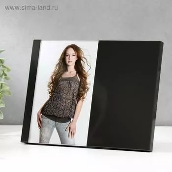 Фоторамка алюминий MZL 10х15 см чёрный