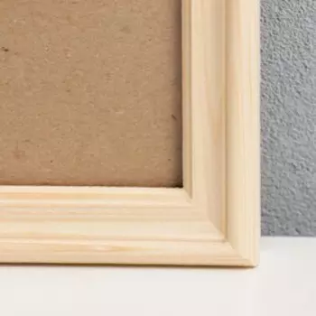 Фоторамка дерево 21х30 см, пр. №6, белое дерево