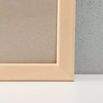 Фоторамка дерево 70х90 см, натуральный (2500) (пластиковый экран)