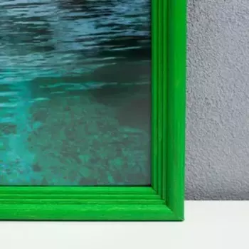 Фоторамка дерево с20 40х50 см, зеленая