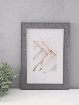 Фоторамка для фото 2030 см «МИРАМ», пластик, т. серый