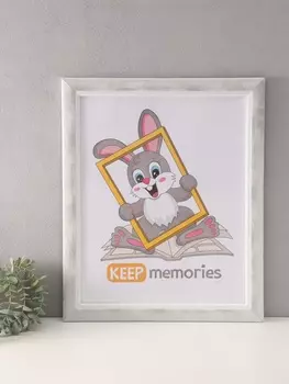 Фоторамка для фото 4050 см «Фон Арт», пластик, жемчужный