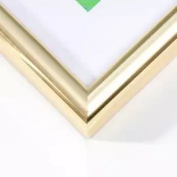 Фоторамка формат А4 21х30 см 45-О(Ф) золото (пластиковый экран)