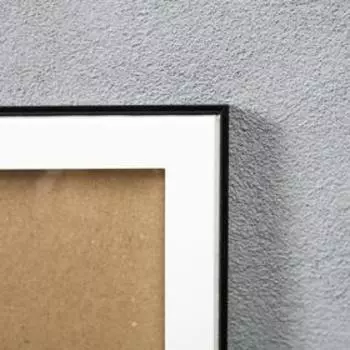 Фоторамка МДФ 40х60 см, белый с чёрным