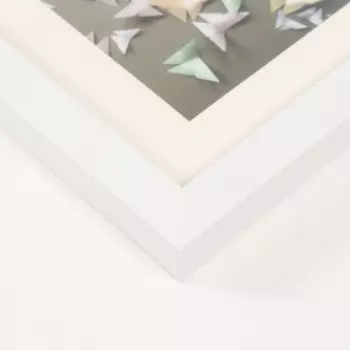 Фоторамка МДФ на 12 фото 10х10 см "Слайды" белая 40х51х2 см