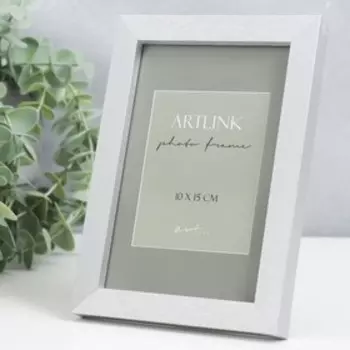 Фоторамка МДФ "Valery" 10x15 см, серебро