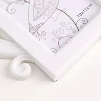 Фоторамка на 3 фото 10х15 см "Ростки" белая 67,5х19,5х2 см