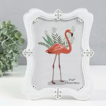 Фоторамка пластик13х18 см "Изгибы" 21,2х16,2х1 см