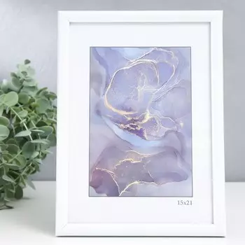 Фоторамка для фото 1521 см Keep memories «Радуга», пластик, белый, (стекло)