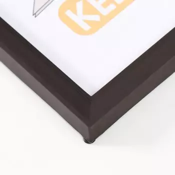 Фоторамка пластик 21х30 см 5 серия, тёмно-шоколадный (пластиковый экран)