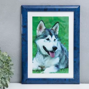 Фоторамка пластик 21х30 см 742 бирюза (пластиковый экран)