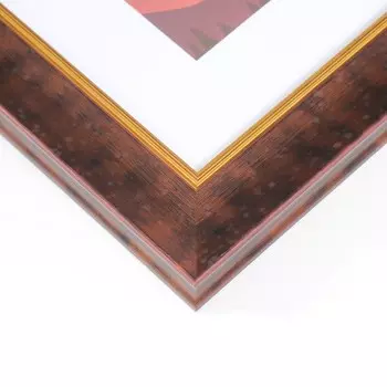 Фоторамка пластик 21х30 см "Борджиа" темная бронза