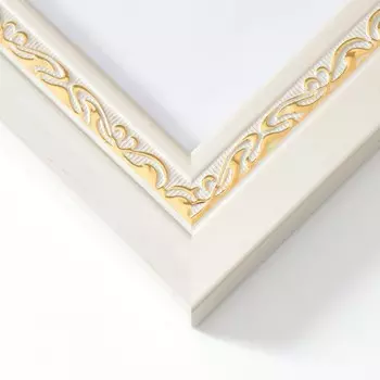 Фоторамка пластик 21х30 см "Лира" слоновая кость