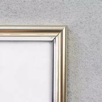 Фоторамка пластик 21х30 см серебро (590)