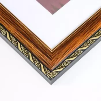 Фоторамка пластик 21х30 см "София" медь