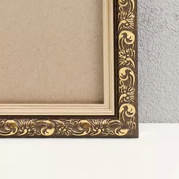 Фоторамка пластик 25х38 см, (стекло), золотистый