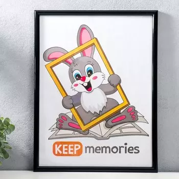 Фоторамка для фото 3040 см Keep memories, Eliza, пластик, чёрный