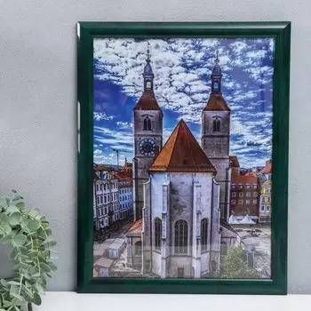 Фоторамка пластик 30х40 см 742 малахит (пластиковый экран)