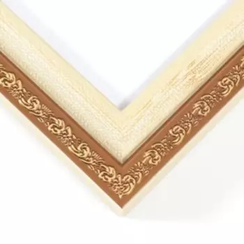 Фоторамка пластик 30х40 см "Антик" лен