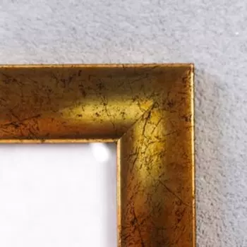 Фоторамка пластик 30х40 см состаренное золото (1066)