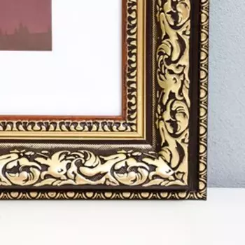 Фоторамка пластик 30х40 см "Версаль" бронза