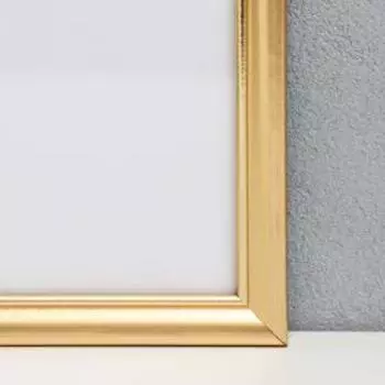 Фоторамка пластик 30х40 см, золото (пластиковый экран)