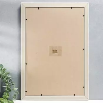 Фоторамка пластик 30х45 см, белый (пластиковый экран)