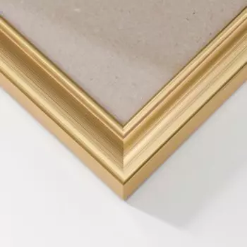 Фоторамка пластик 30х45 см, золото (пластиковый экран)