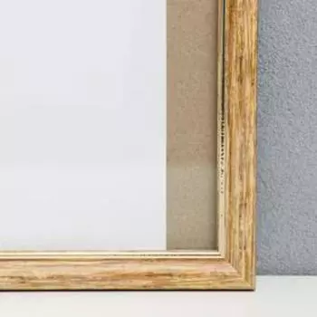 Фоторамка пластик 35х35 см, бежевый (пластиковый экран)