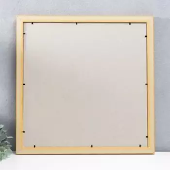 Фоторамка пластик 40х40 см, золото (пластиковый экран)