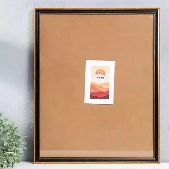 Фоторамка пластик 40х50 см "Толедо" черный дуб