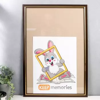 Фоторамка пластик 40х60 см 1226 бронза