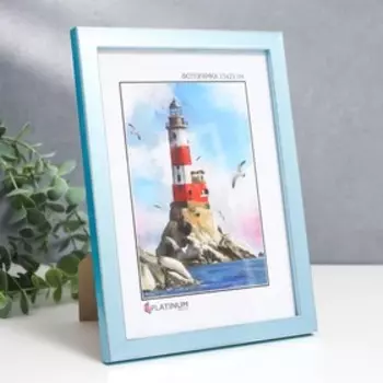 Фоторамка для фото 1521 см Keep memories «Акварель», пластик, голубой, (стекло)