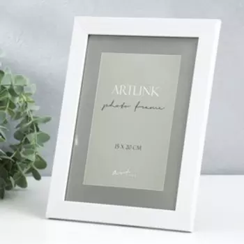 Фоторамка для фото 1520 см Bella, пластик, белый