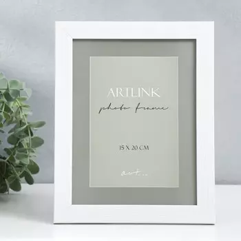 Фоторамка для фото 1520 см Bella, пластик, белый