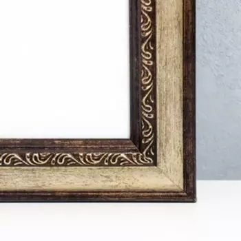 Фоторамка пластик Daria 50х70 см старое серебро