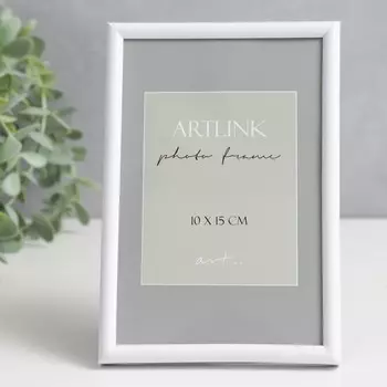 Фоторамка для фото 1015 см Decoline, пластик, белый