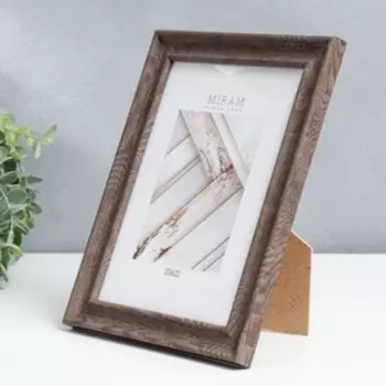 Фоторамка пластик Gallery 15х21 см, 642440 коричневый (пластиковый экран)