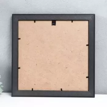 Фоторамка пластик "Gallery" 25х25 см чёрный (пластиковый экран)