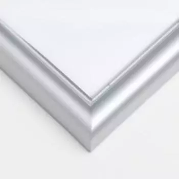 Фоторамка для фото 29.742 см (А3) «МИРАМ», пластик, серебро, (пластиковый экран)