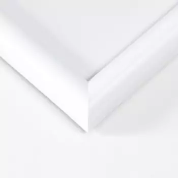 Фоторамка для фото 29.742 см (А3) «МИРАМ», пластик, белый, (пластиковый экран)