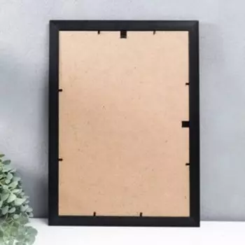 Фоторамка для фото 29.742 см, (А3) «МИРАМ», пластик, серебро, (пластиковый экран)