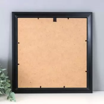 Фоторамка пластик "Gallery" 30х30 см чёрный (пластиковый экран)