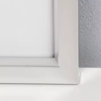 Фоторамка для фото 4050 см «МИРАМ», пластик, серебро, (пластиковый экран)