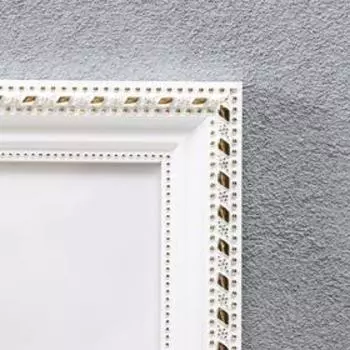 Фоторамка для фото 4050 см «МИРАМ», пластик, белый, (пластиковый экран)