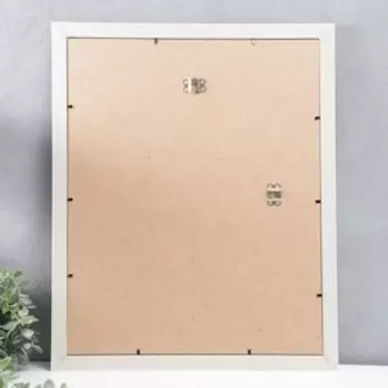 Фоторамка для фото 4050 см «МИРАМ», пластик, белый, (пластиковый экран)