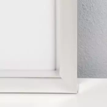 Фоторамка пластик "МИРАМ" 40х60 см 021 серебро (пластиковый экран)