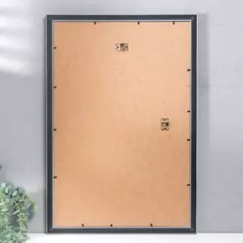 Фоторамка пластик "МИРАМ" 40х60 см, 642948 коричневый с золотом (пластиковый экран)