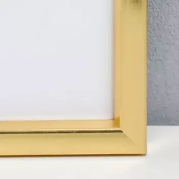 Фоторамка пластик Gallery 50х70 см 640011-20, золото (пластиковый экран)